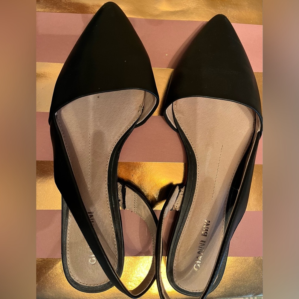 Giani Bini Black Flats Size 7.5